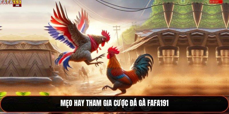 Mẹo hay tham gia cược đá gà Fafa191