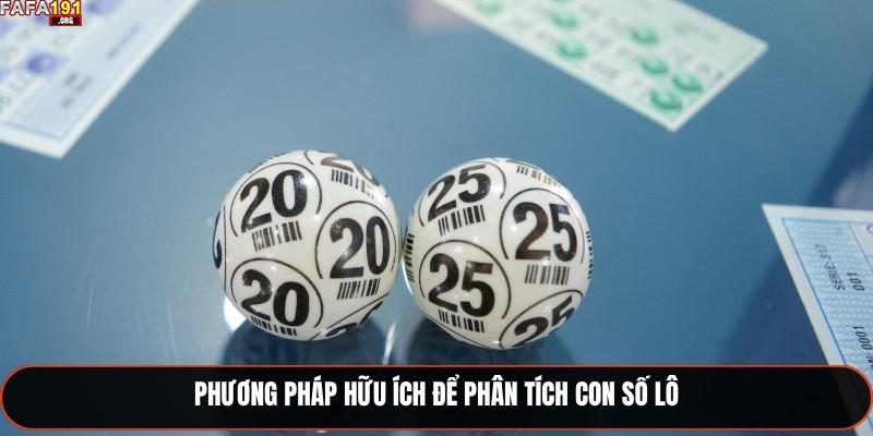 Phương pháp hữu ích để phân tích con số lô