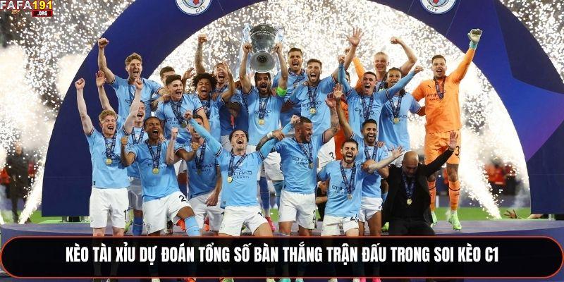 Kèo tài xỉu dự đoán tổng số bàn thắng trận đấu trong soi kèo C1