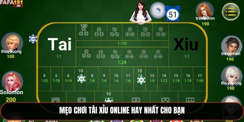 Mẹo chơi Tài Xỉu online hay nhất cho bạn
